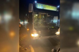 Autobús tras el accidente del pasado 30 de septiembre.