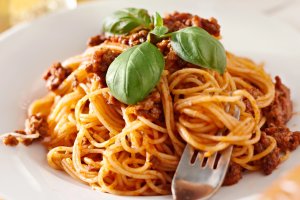Pasta a la boloñesa. DEPOSITPHOTOS.