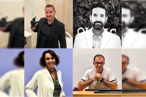 Los nominados almerienses al mejor médico de España. Fotos: Doctoralia.