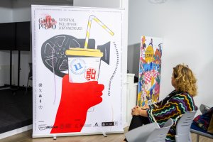 El cartel del XI Festival de Cortometrajes Inclusivos de Almería, presentado el pasado jueves.