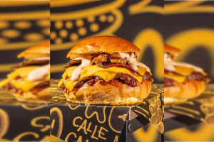 La hamburguesa 'Delacalle', ganadora en la categoría de local en Almería.