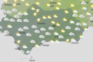 Mapa de previsiones de la Aemet.