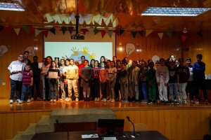 Foto de familia de la gala de premios ‘Destacando El Ejido’ .