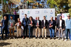 Los galardonados en la Gala Almería Juega Limpio.