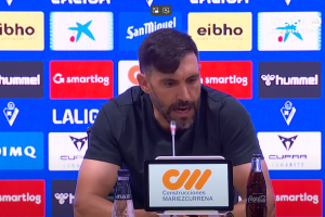 Eder Sarabia en la sala de prensa del campo de Ipurúa habló muy claro.