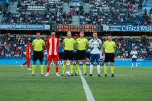 Capitán Melero en el Tenerife-Almería.