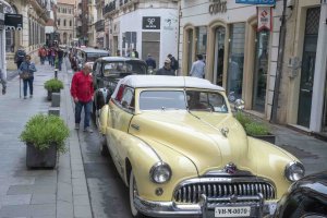 Coches participantes en la ruta.