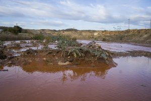Imagen captada tras la alerta roja en Almería el 3 de noviembre.