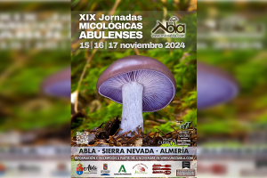Cartel de las jornadas micológicas de Abla.