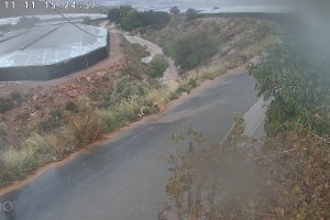 Un camino en Dalías esta tarde. Fotografía: Juan Criado.