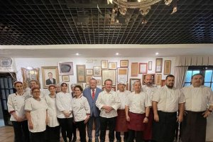 Foto de familia en las jornadas gastronómicas de la edición anterior.