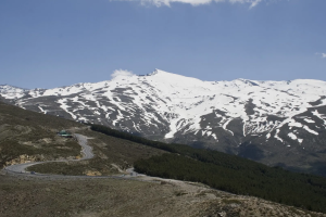 Panorámica del pico Veleta, de Sierra Nevada.
