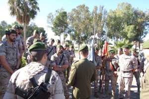 La Brigada de la Legión recuerda el Combate de Edchera, el acto militar estuvo presidido por el general de división, jefe de las Fuerzas L