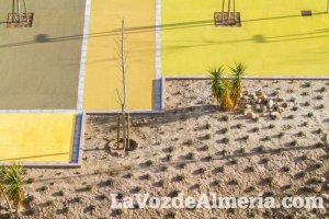 Los verdes y rojos muestran los caminos peatonales que recorrerán este espacio. Fotos: Juan Sánchez