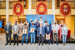 Se ha realizado un pequeño acto en el Castillo de Santa Ana.