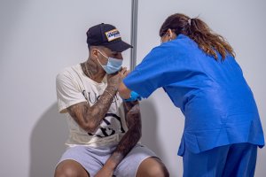 Samú Costa en el Palacio Mediterráneo.