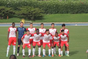 El once del Almería.