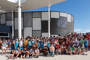 Participantes en el torneo de basket 3x3.