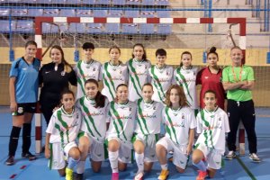 Las jugadoras que forman parte de la Selección Almeriense Sub 16 femenina.