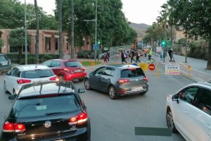 Atascos a primera hora de la mañana en la zona