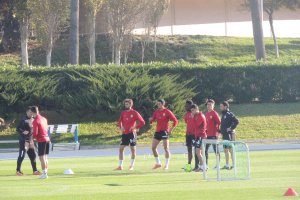 El primer grupo de la mañana.