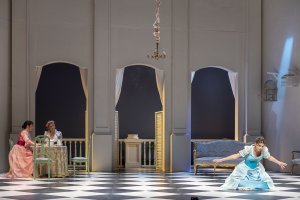 Un momento de la ópera representada en Roquetas de Mar.