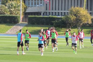 Primera parte del entrenamiento.