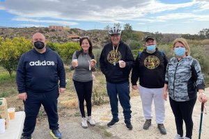 Preparados para la ruta solidaria.