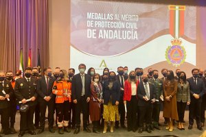 Acto de hoy en FIBES, en Sevilla.