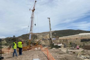 Visita a las obras de alta velocidad Almería-Murcia.