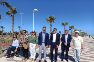 El delegado de Gobierno y el alcalde de Almería presidieron la visita técnica