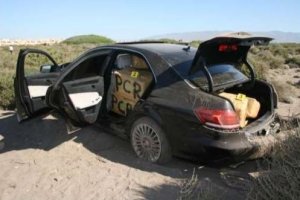 Alijo de droga en la playa de Torregarcía.