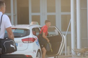 El central Maras llegó con Babic en taxi.