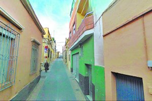 Calle Almanzor antes del cambio.
