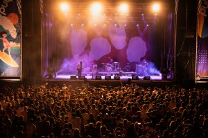 Carolina Durante, durante la actuación.