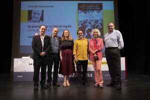 Rafael Quirosa, José Antonio Martínez Soler, Antonia S. Villanueva, Manuel Saco Cid, Amalia Sánchez Sampedro y Antonio Cantón Góngora.