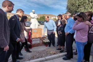 Homenaje en Cantoria a la última víctima en Almería.