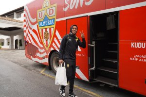 Lázaro, uno de los brasileños del Almería.