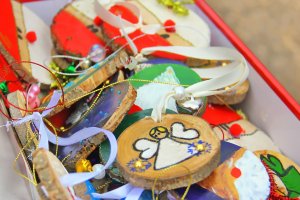 Parte de los adornos artesanos. Fotos de Daría Zelenska.