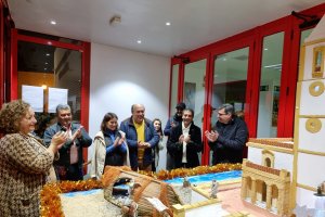 Presentación del belén en el Teatro Multiusos de Huércal de Almería.