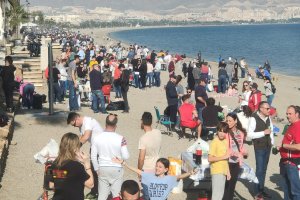 Celebración de las Moragas en Roquetas de Mar.