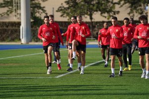 Primer entrenamiento de la semana.