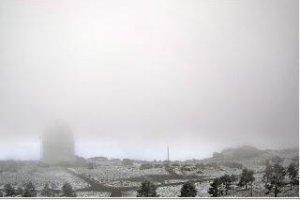Imagen captada desde las cámaras externas del Observatorio de Calar Alto.