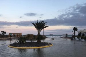 La zona de \'Natsun\' tras el temporal de esta semana.