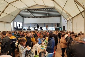 Gran ambiente en el municipio.