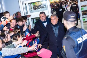 El presidente Laporta en Almería.