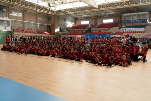 Todos los componentes del club roquetero.