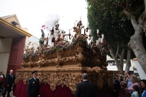Procesión de La Estrella en Almería el Domingo de Ramos 2023.
