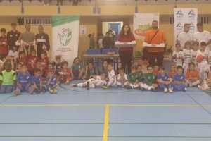 Una de las imágenes de la gran familia del fútbol bebé.