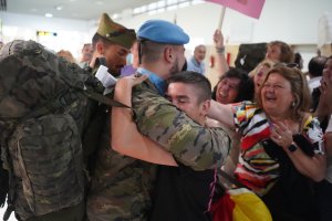 Recibimiento en el Aeropuerto de Almería